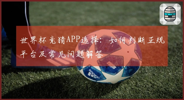 世界杯竞猜APP选择：如何判断正规平台及常见问题解答